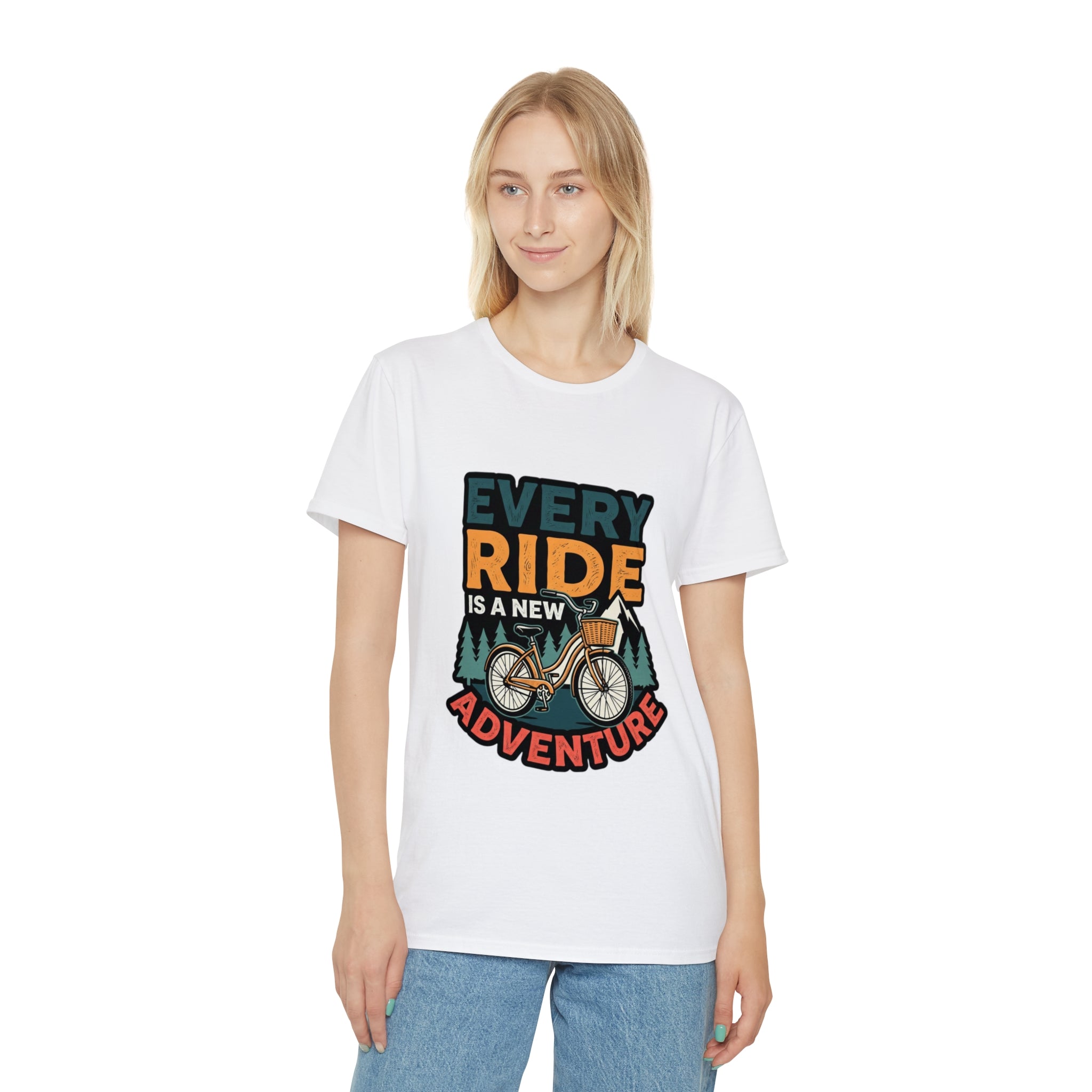 Every Ride Is a New Adventure T-Shirt — Bicycle Camping Outdoor Tee