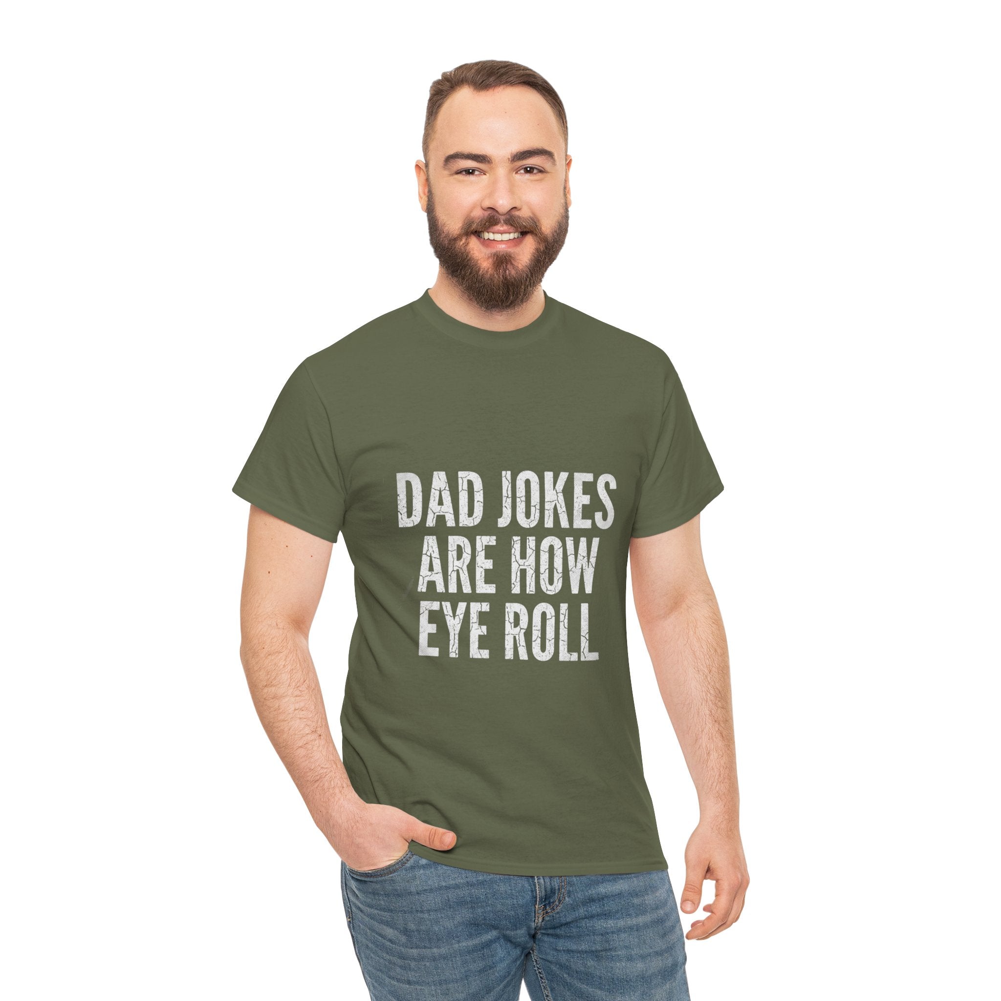 Dad Jokes Are How Eye Roll Unisex Cotton T‑Shirt