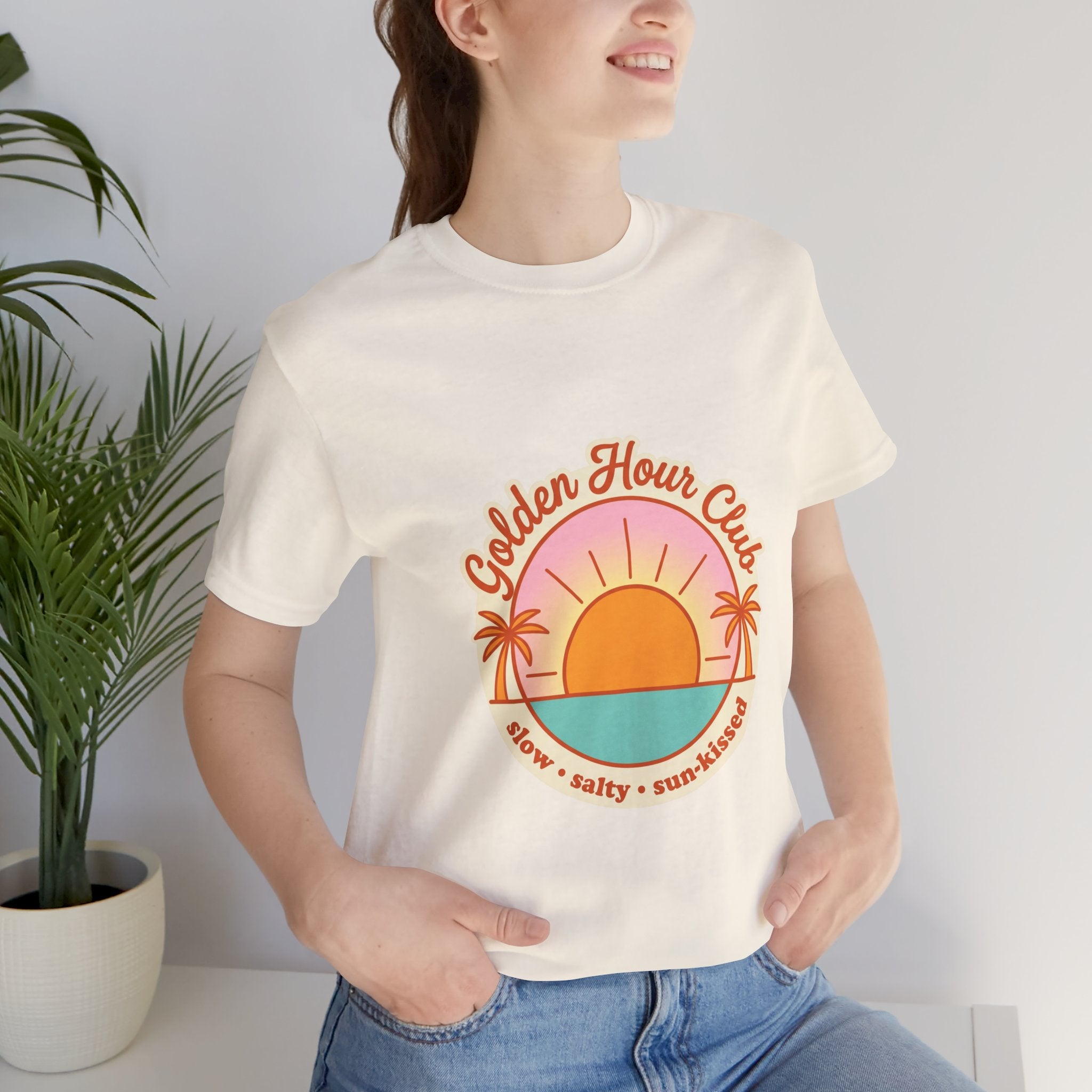 Golden Hour Club Tee | summer aesthetic, coastal vibes