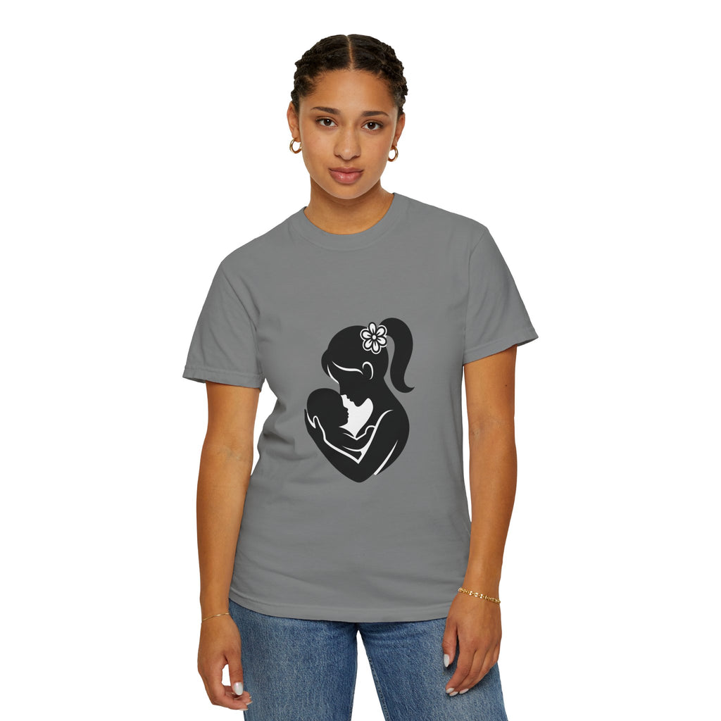 Mom and Baby Silhouette T-Shirt — Nursing & New Mom Gift