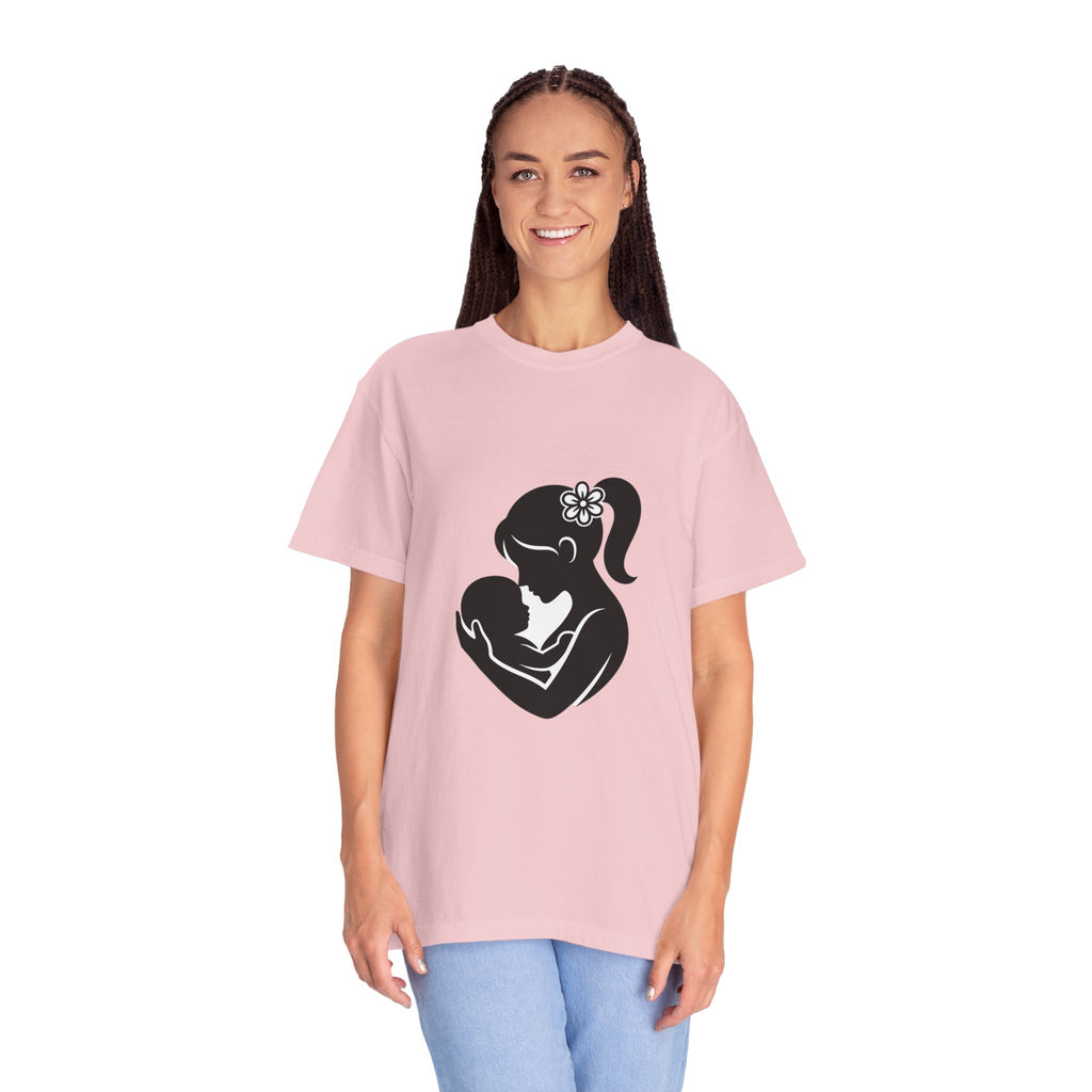 Mom and Baby Silhouette T-Shirt — Nursing & New Mom Gift