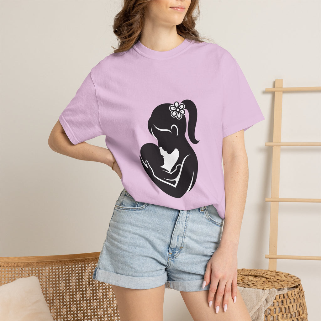 Mom and Baby Silhouette T-Shirt — Nursing & New Mom Gift