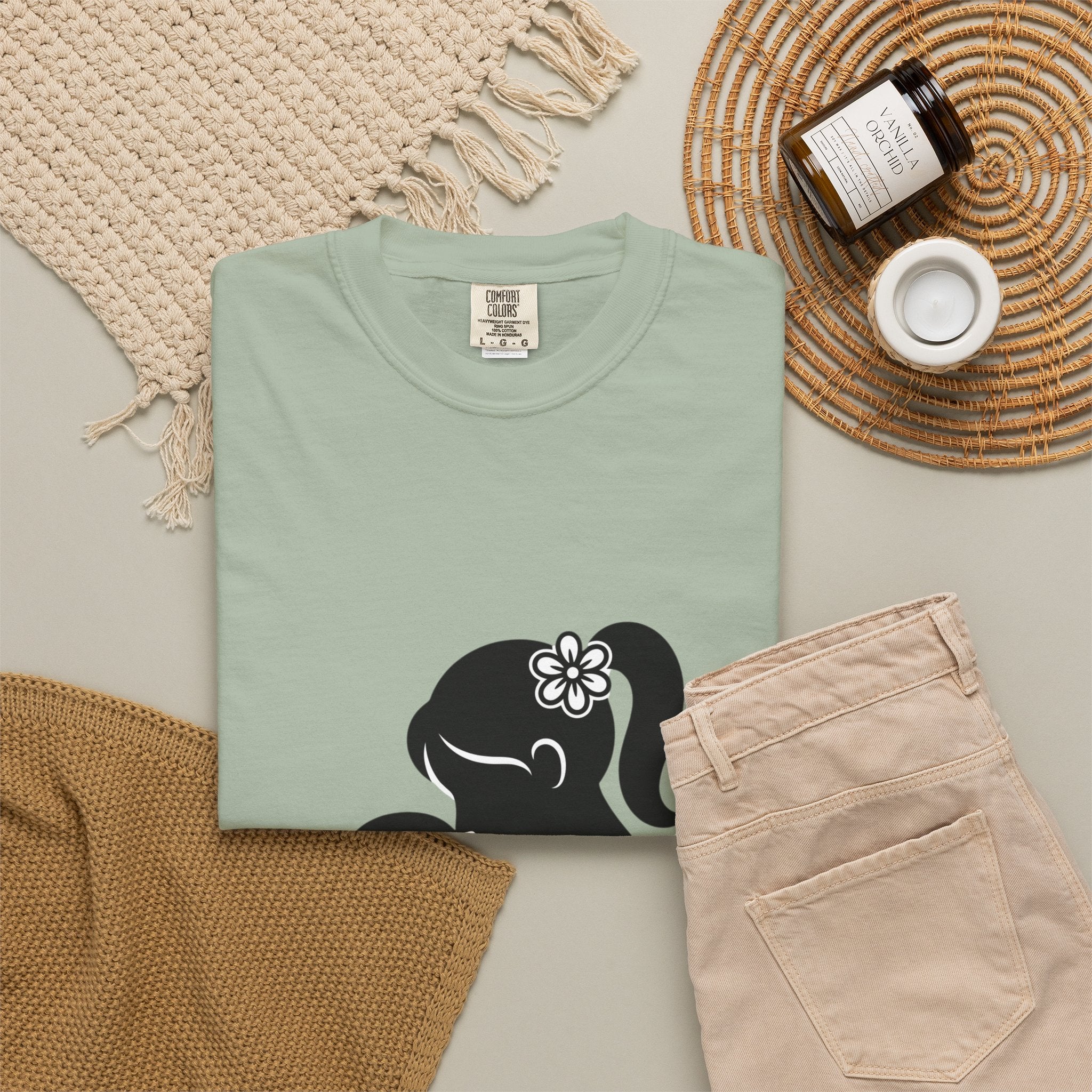 Mom and Baby Silhouette T-Shirt — Nursing & New Mom Gift