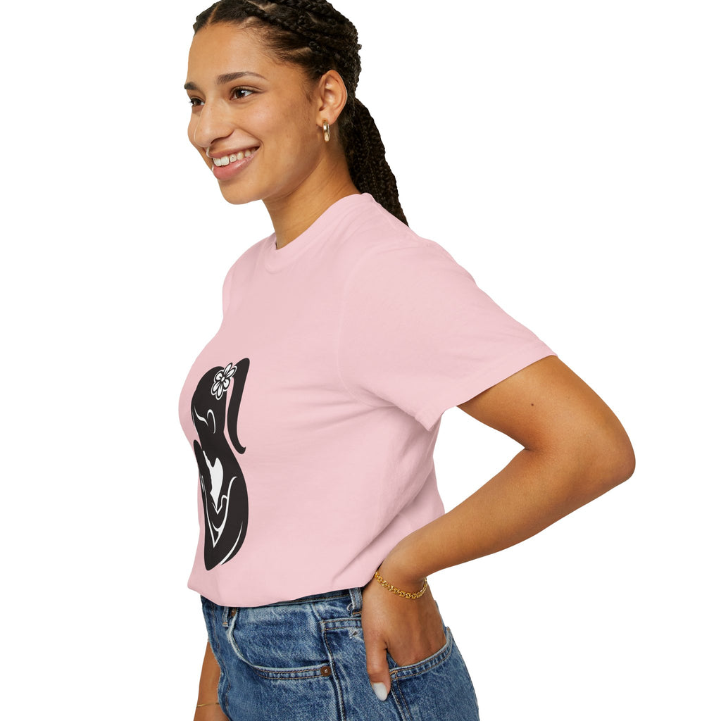 Mom and Baby Silhouette T-Shirt — Nursing & New Mom Gift