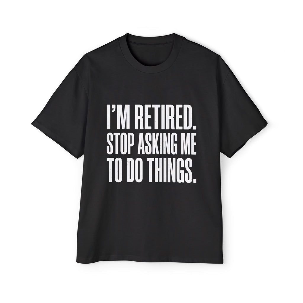 Retired Oversized Cotton T-Shirt