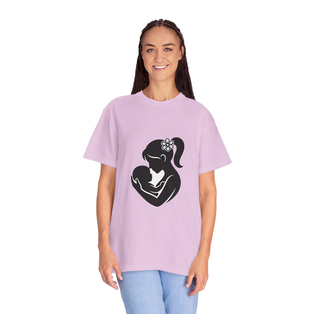 Mom and Baby Silhouette T-Shirt — Nursing & New Mom Gift