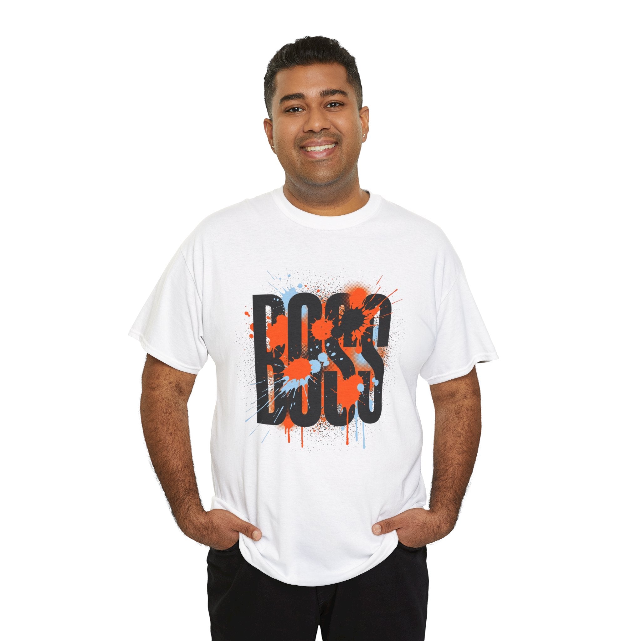 BOSS Graffiti Tee – Street Art Graphic T-Shirt