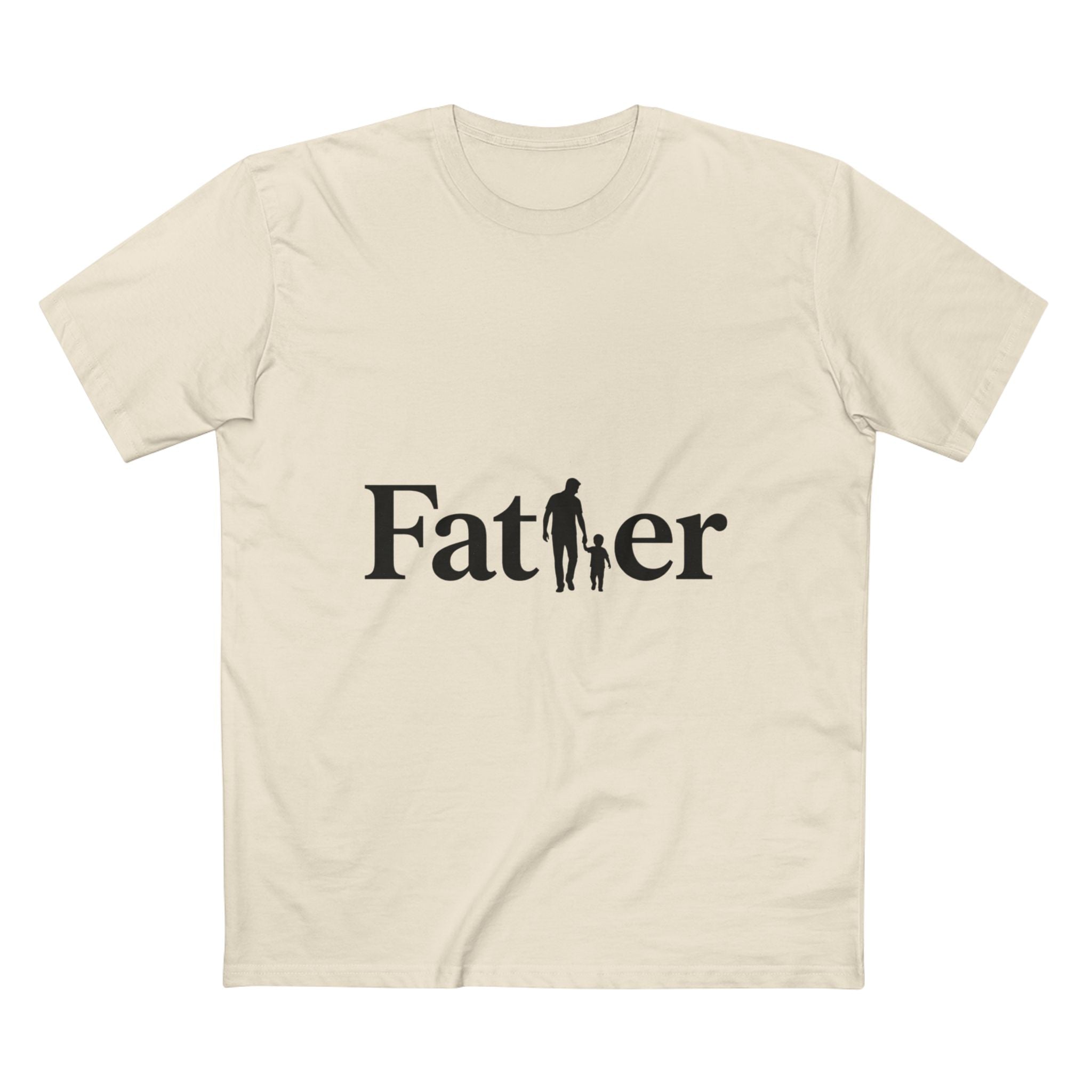 Father Tee — Silhouette Dad & Child Graphic Shirt