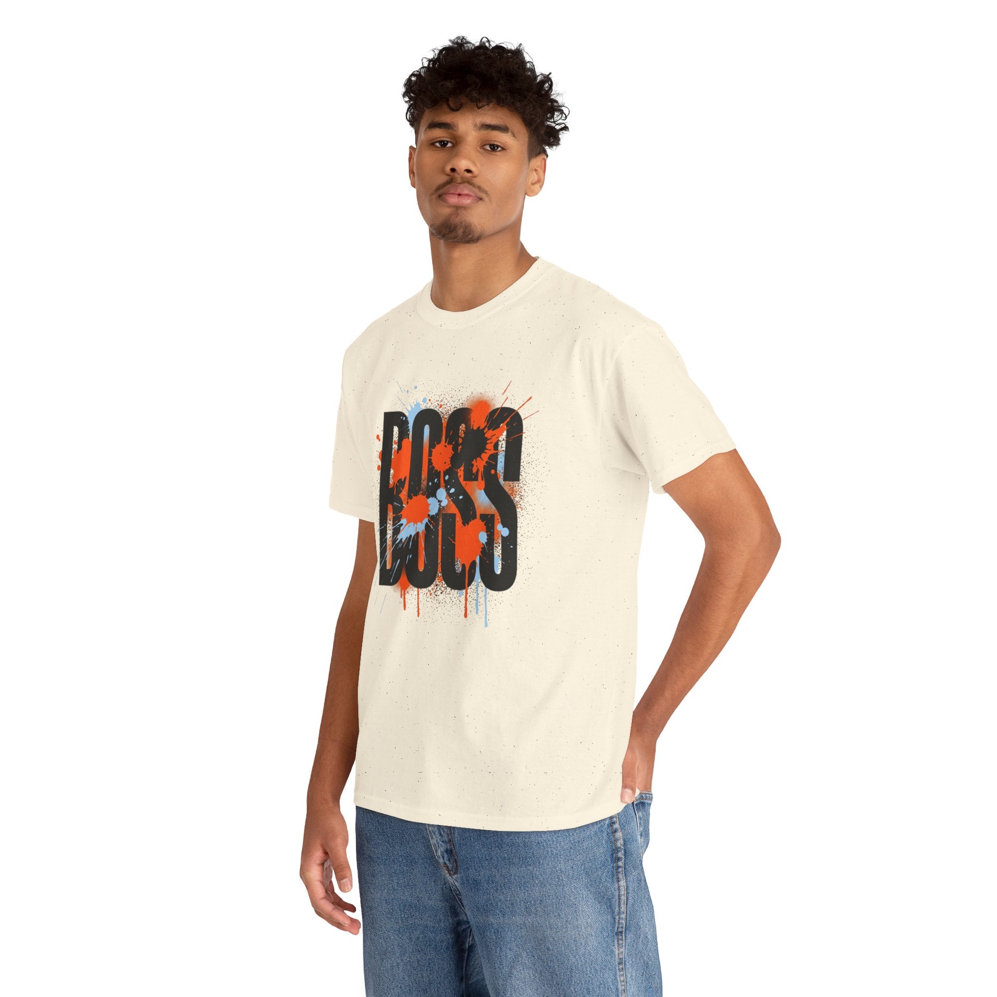 BOSS Graffiti Tee – Street Art Graphic T-Shirt