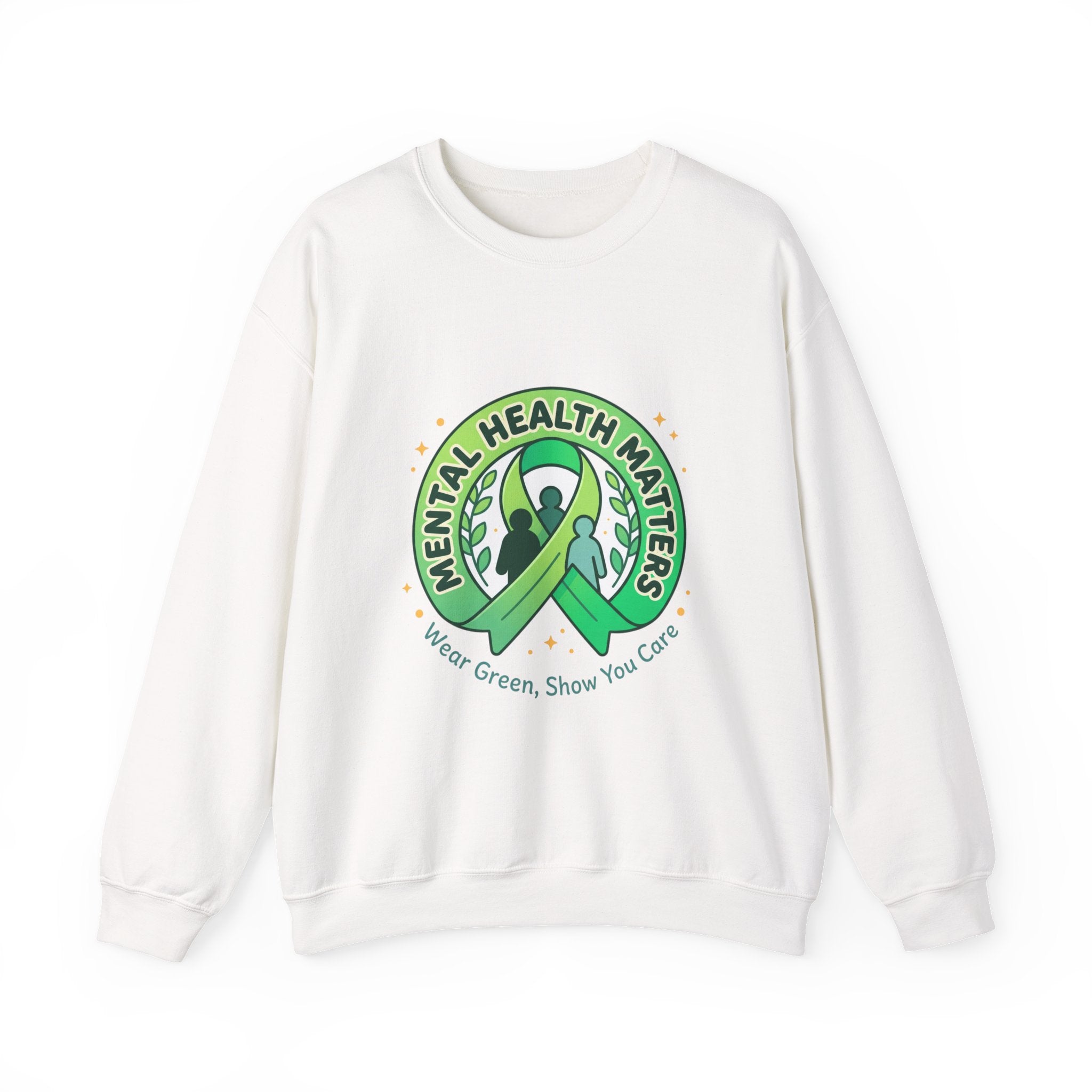 Mental Health Matters Sweatshirt | Trage grüne Schleife zur Sensibilisierung, Selbstfürsorge