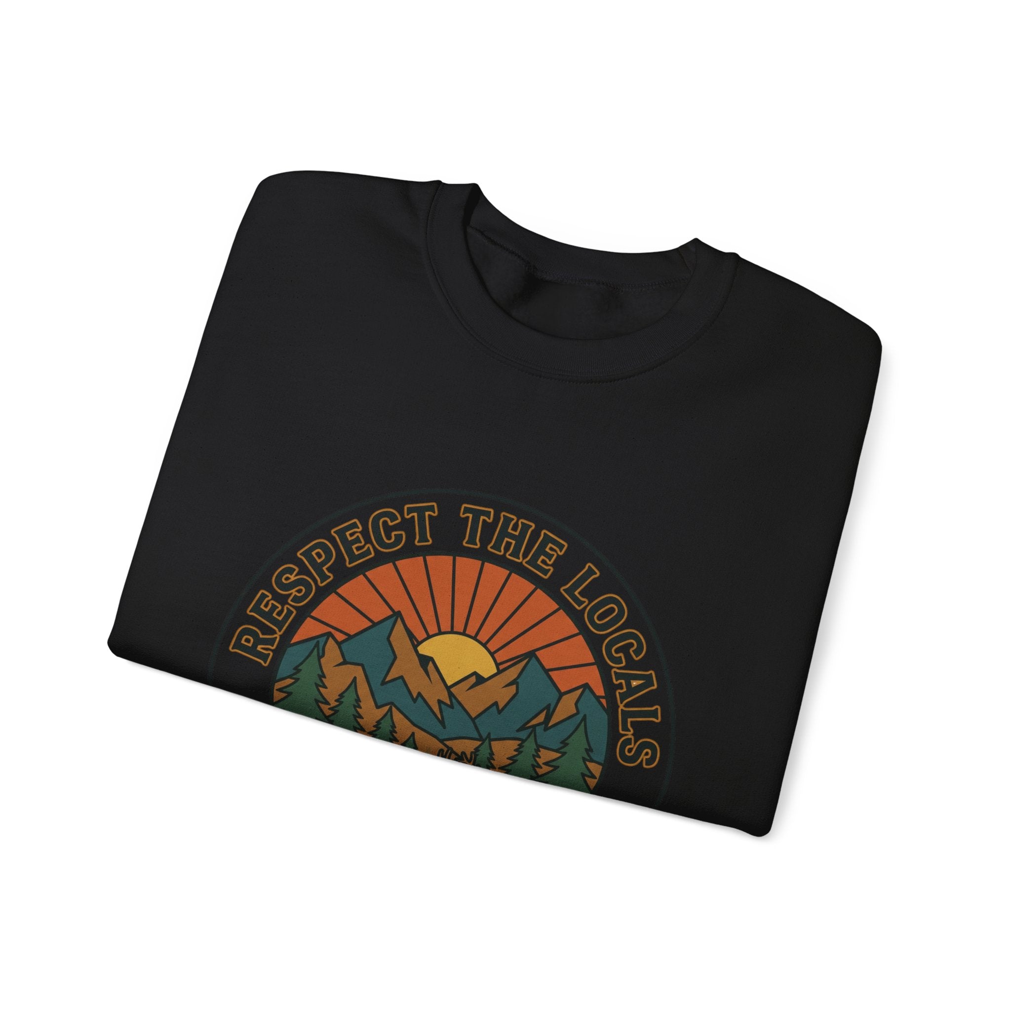 Respect the Locals Patch Crewneck Sweatshirt