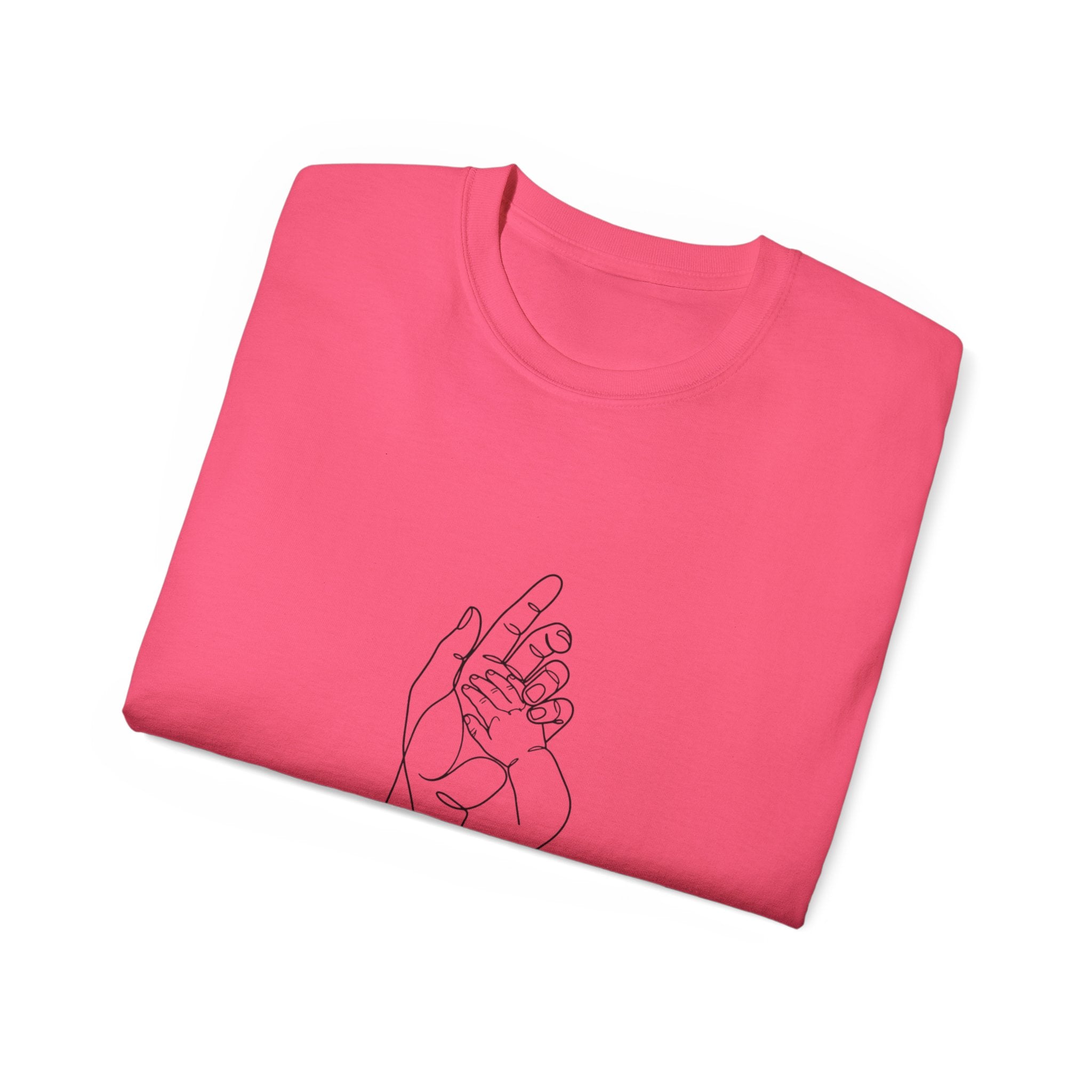 Matching Hands Relaxed Unisex Cotton T‑Shirt