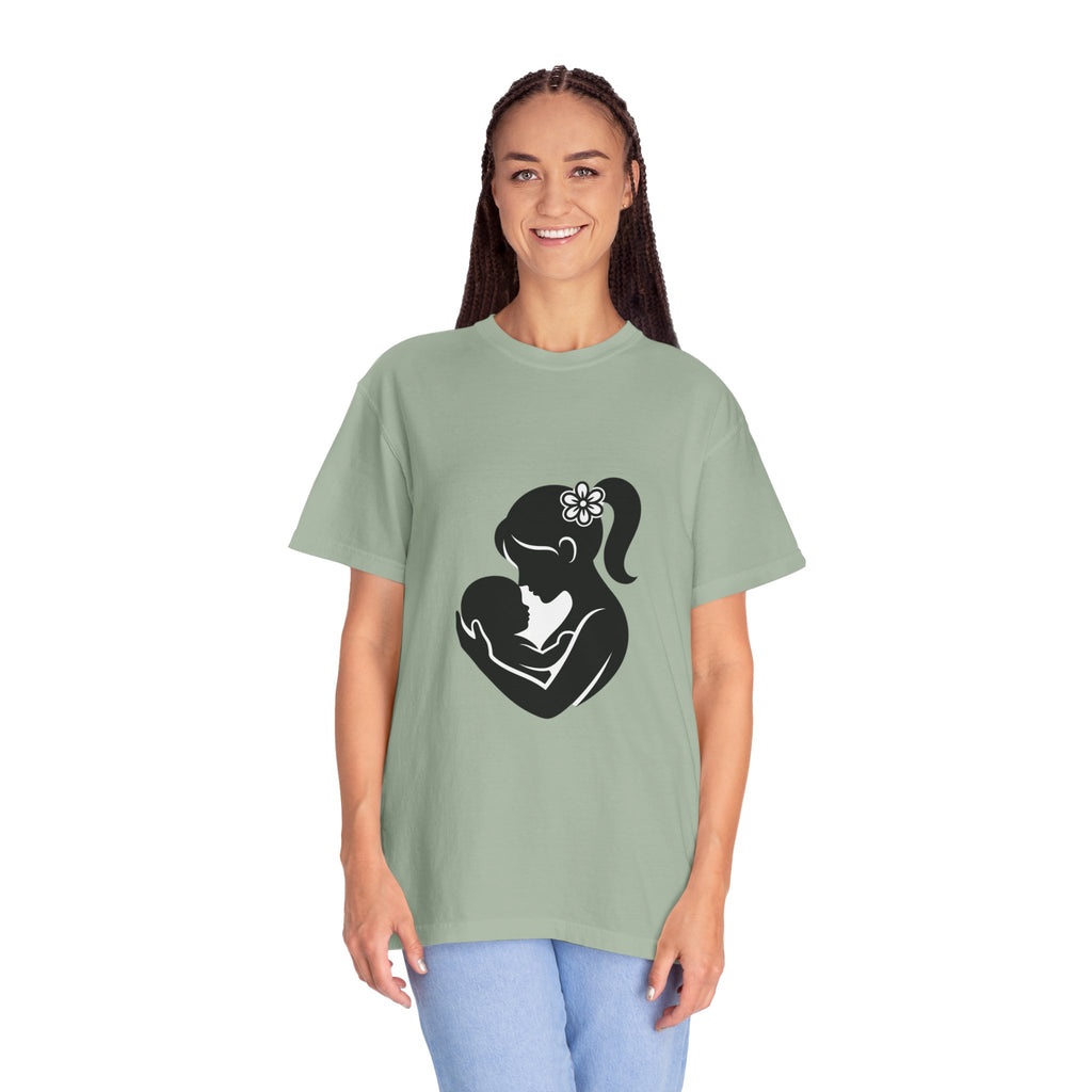 Mom and Baby Silhouette T-Shirt — Nursing & New Mom Gift