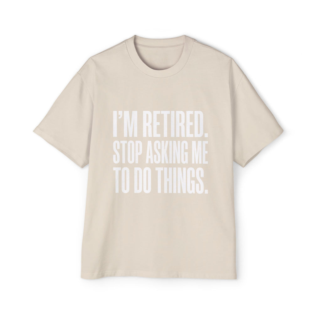 Retired Oversized Cotton T-Shirt