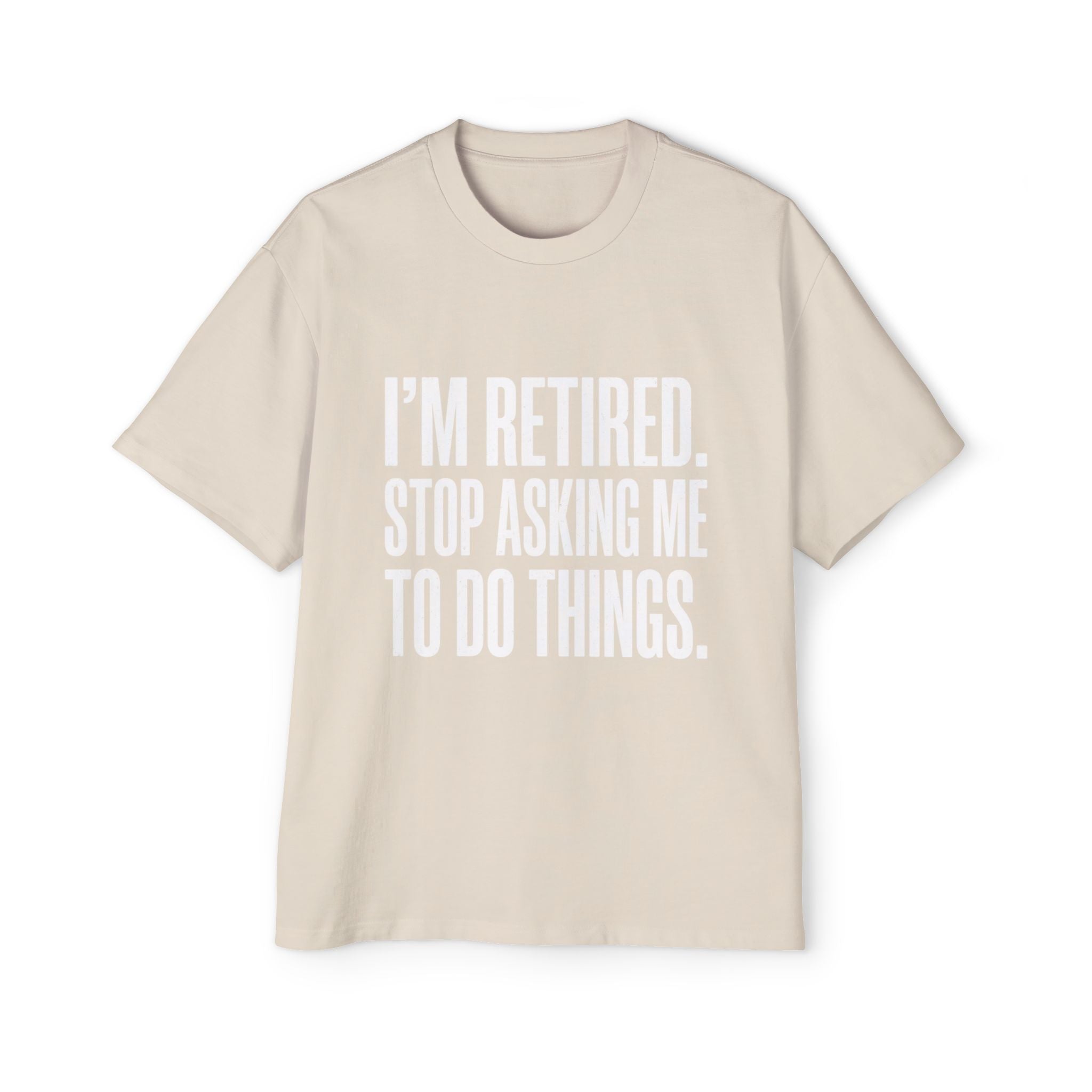 Retired Oversized Cotton T-Shirt