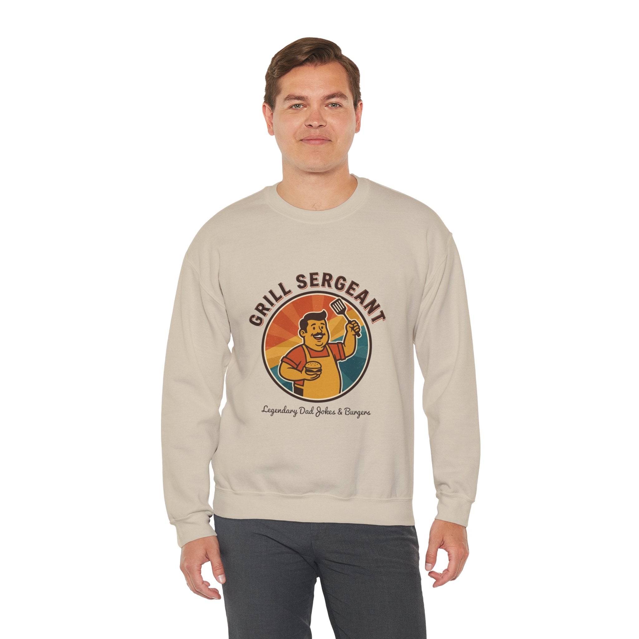 Grill Sergeant Sweatshirt | Father’s Day, Retro Outdoorsy Dad