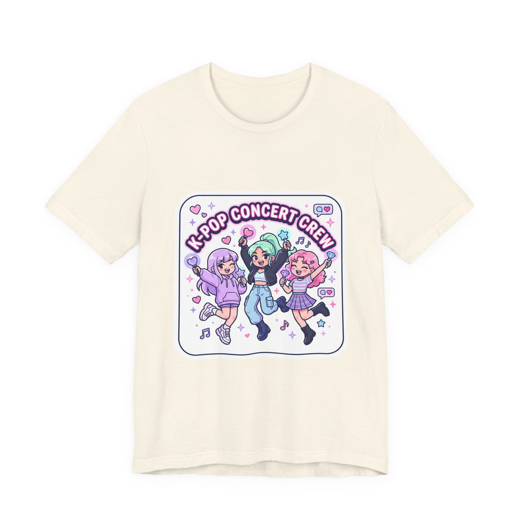 Unisex K-pop Concert Crew T-Shirt