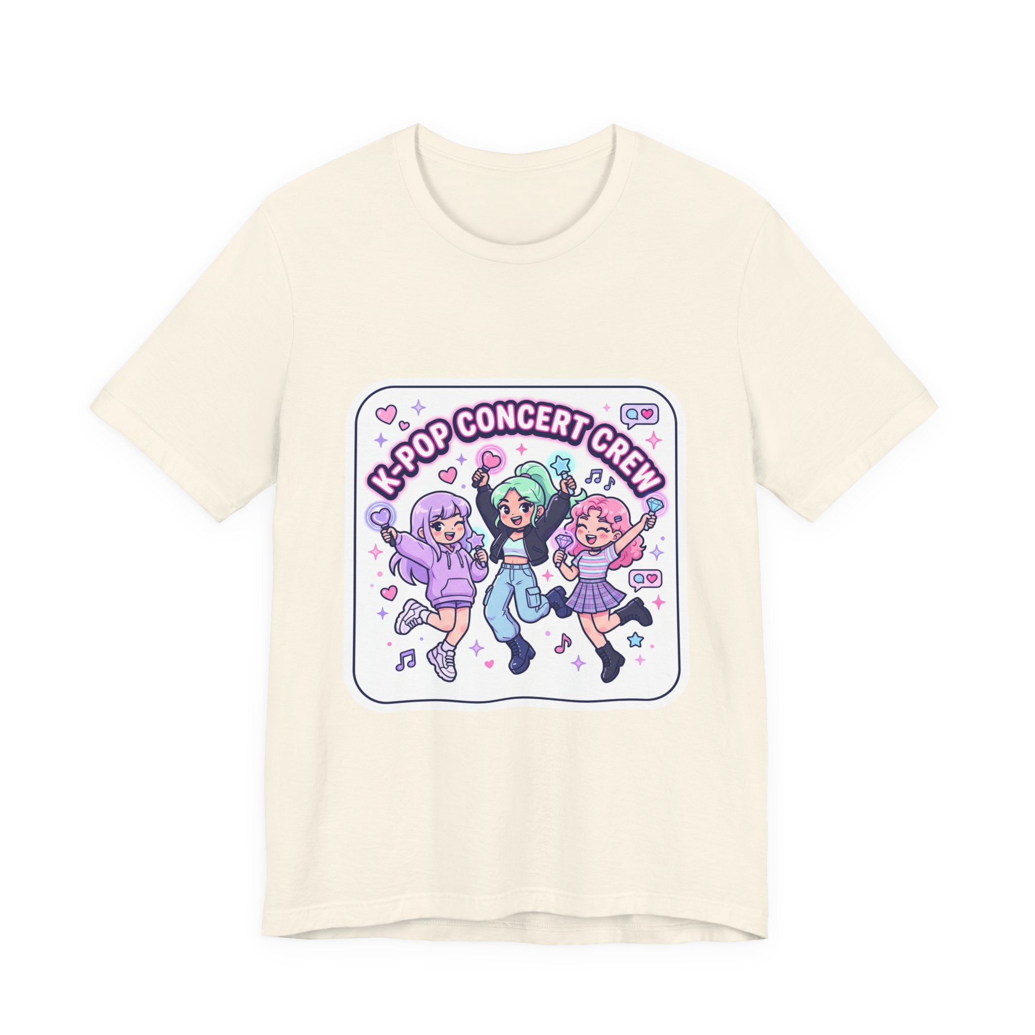 Unisex K-pop Concert Crew T-Shirt