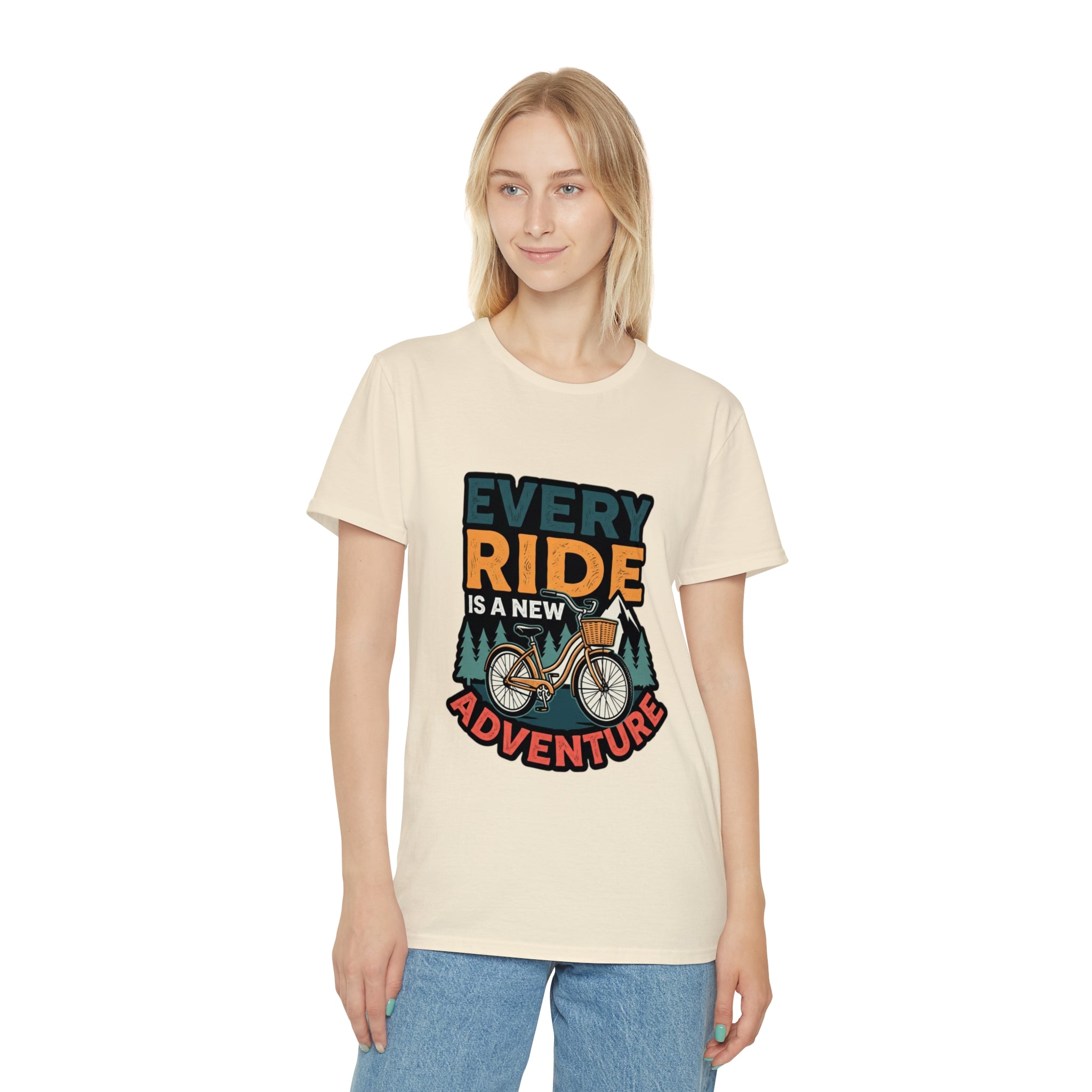 Every Ride Is a New Adventure T-Shirt — Bicycle Camping Outdoor Tee