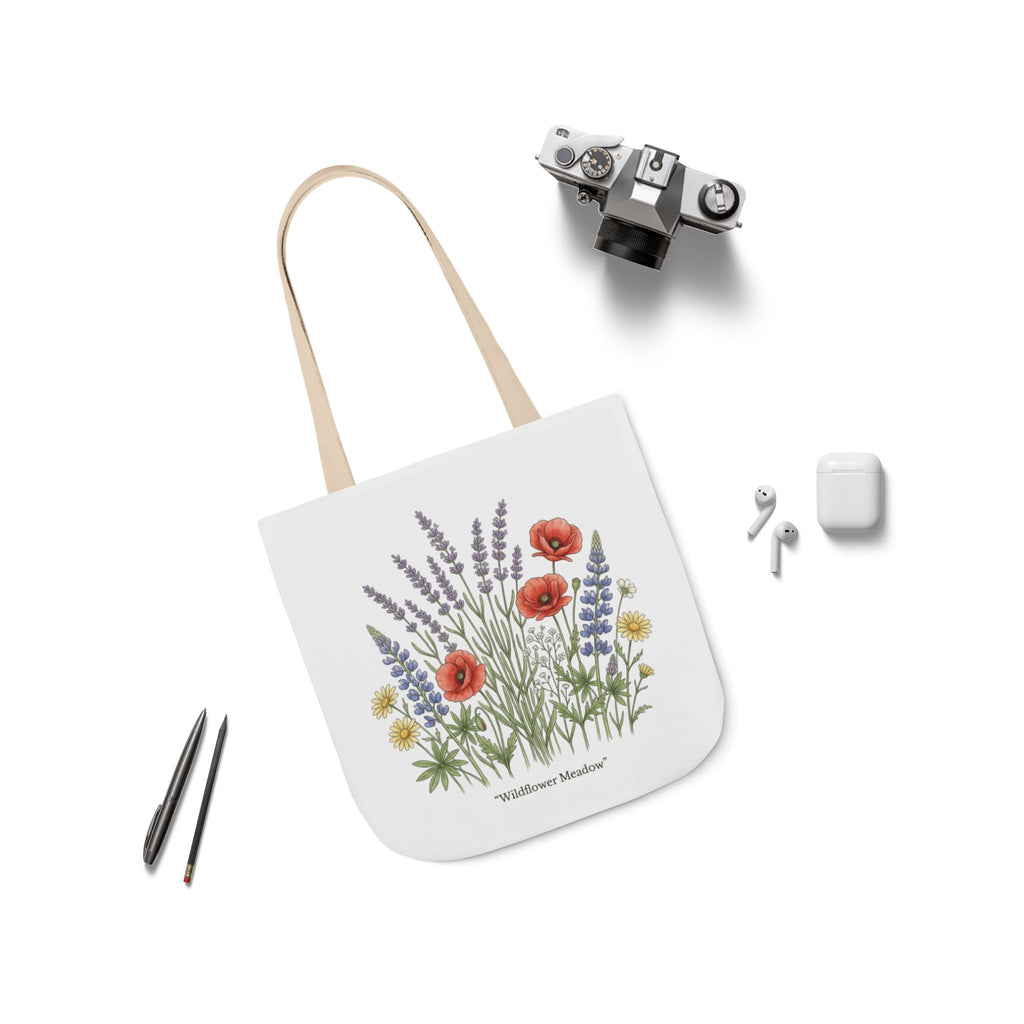 Wildflower Meadow Canvas Tote Bag