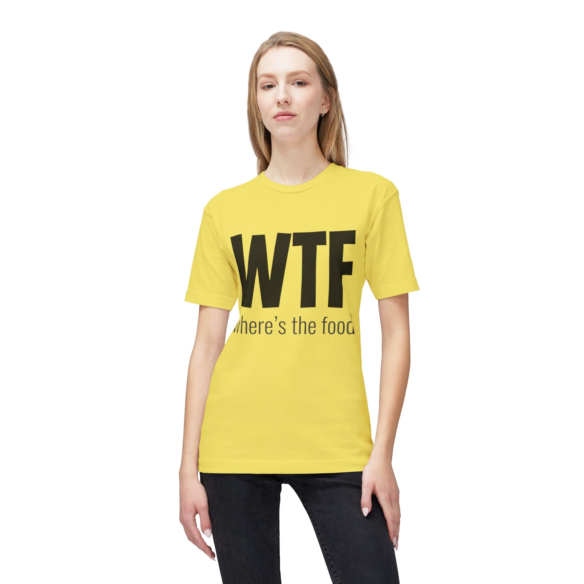 WTF "Where's the Food" Graphic T-Shirt — Funny Foodie Tee