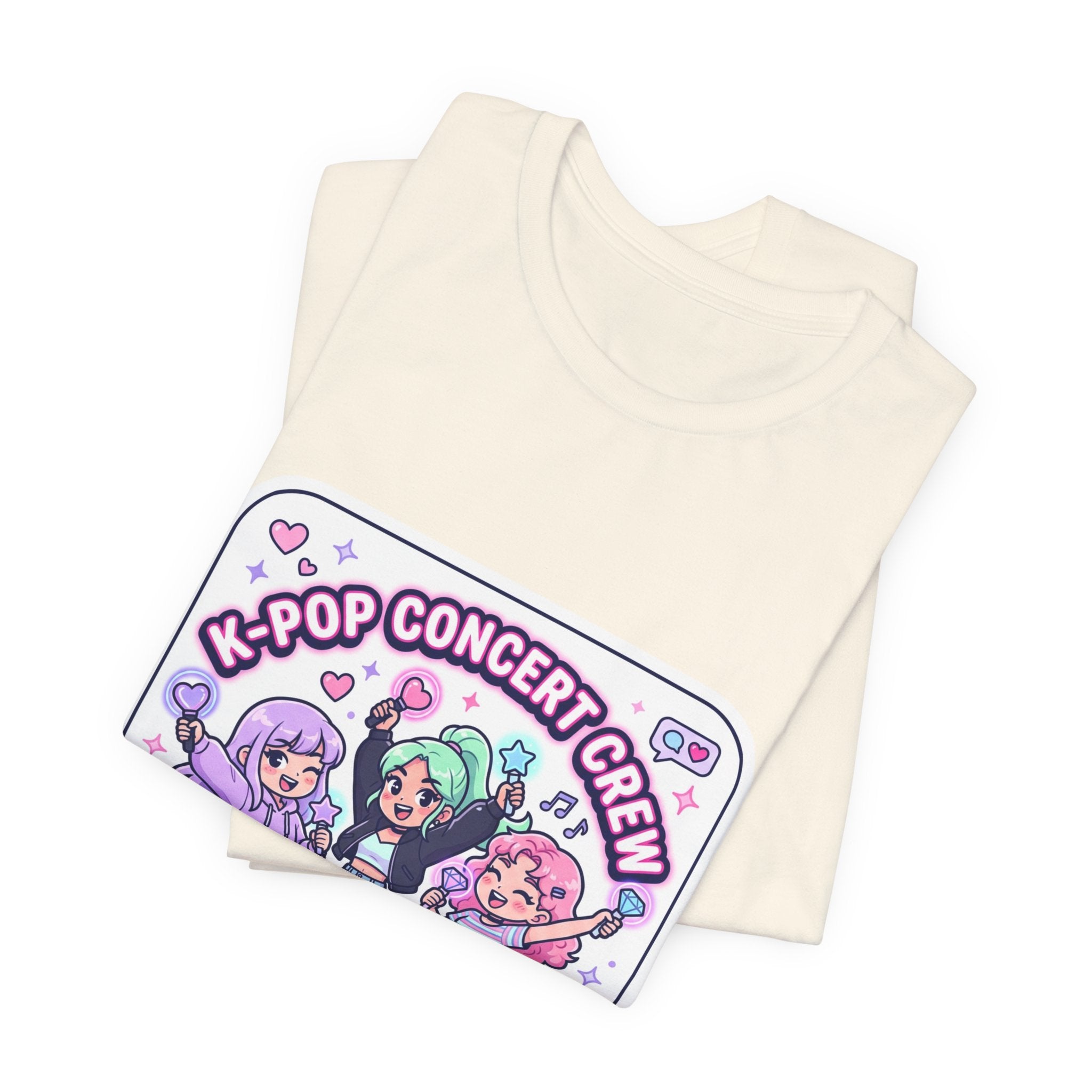 Unisex K-pop Concert Crew T-Shirt