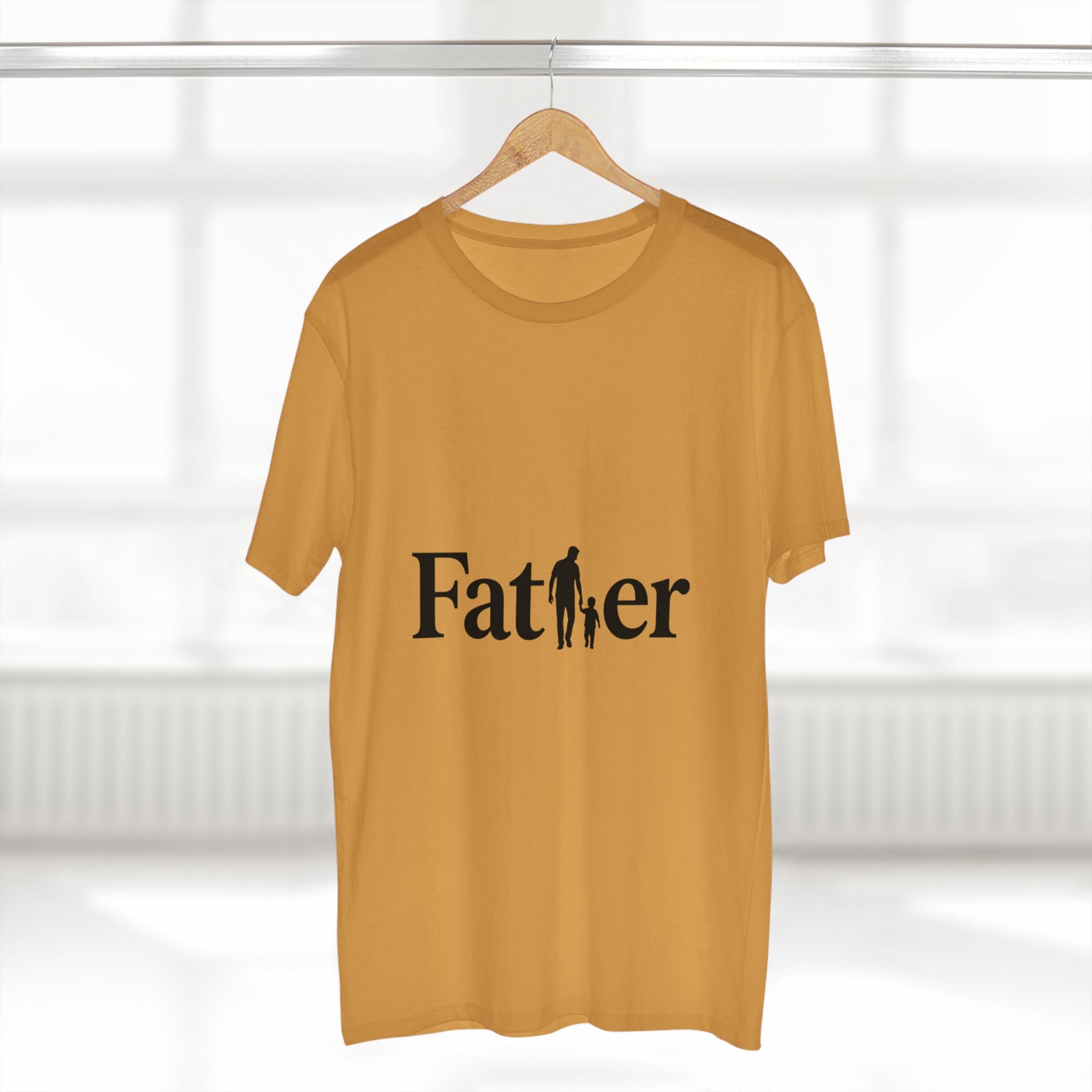 Father Tee — Silhouette Dad & Child Graphic Shirt