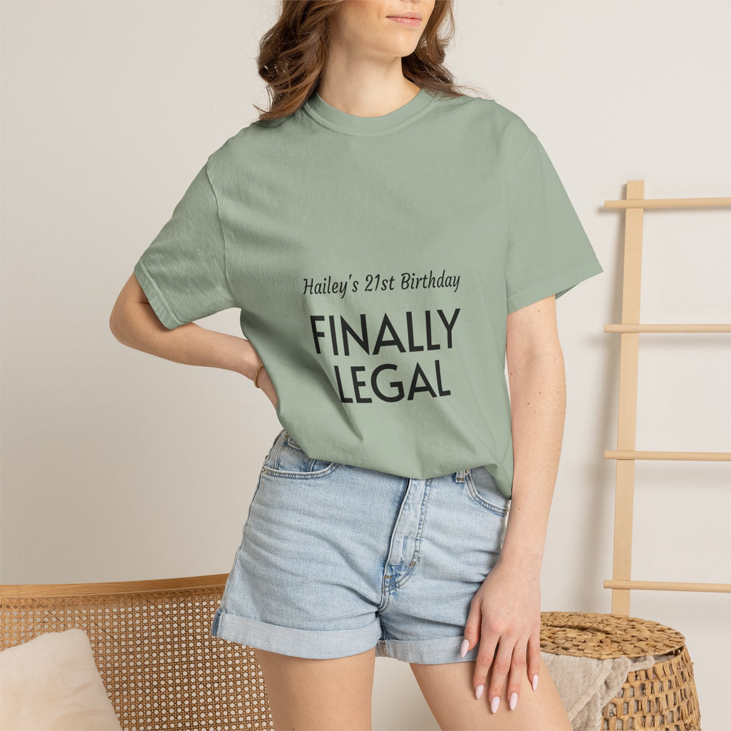 Finally Legal 21st Birthday T-Shirt