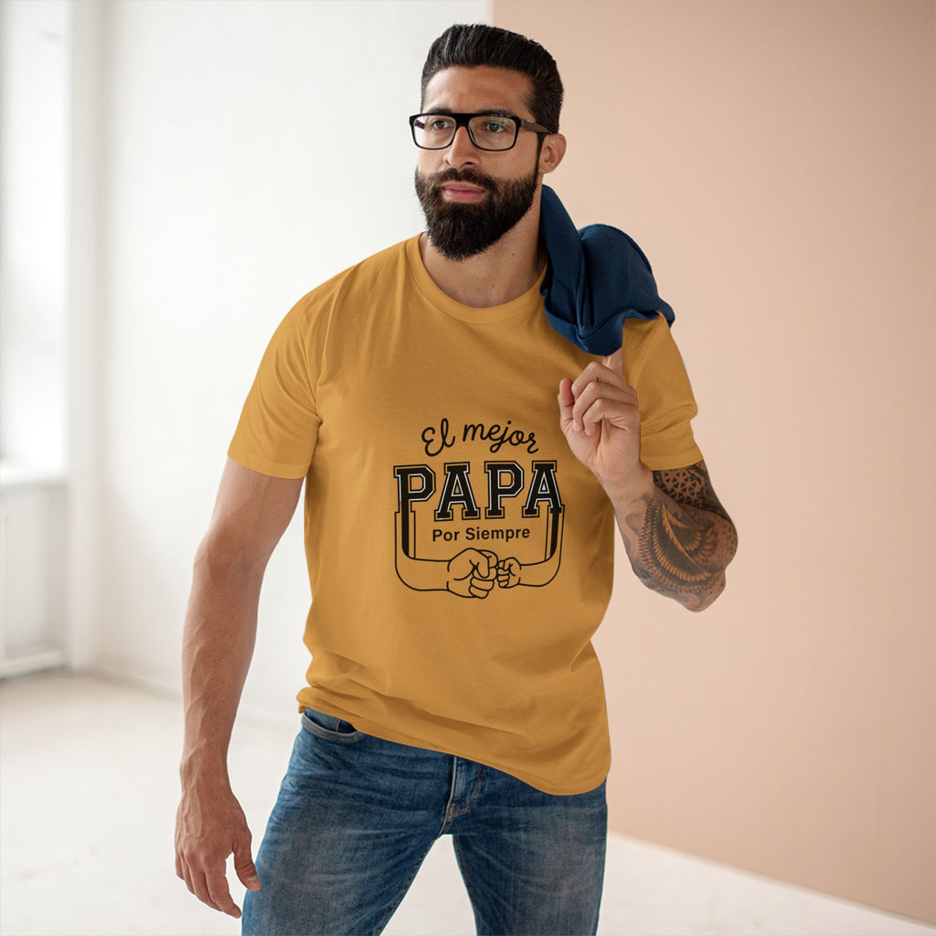 El Mejor Papá Por Siempre" Fist Bump Father's Day Tee