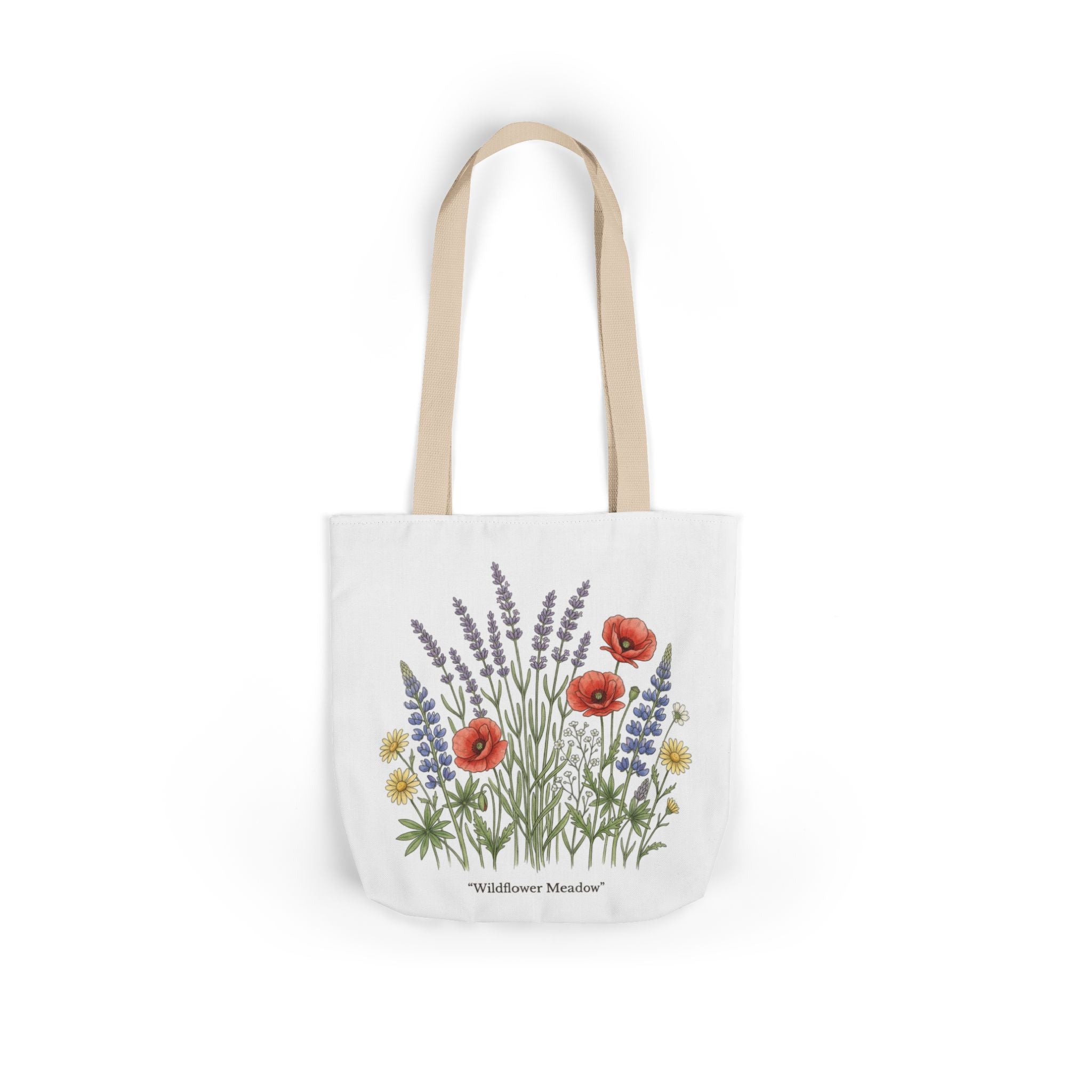 Wildflower Meadow Canvas Tote Bag