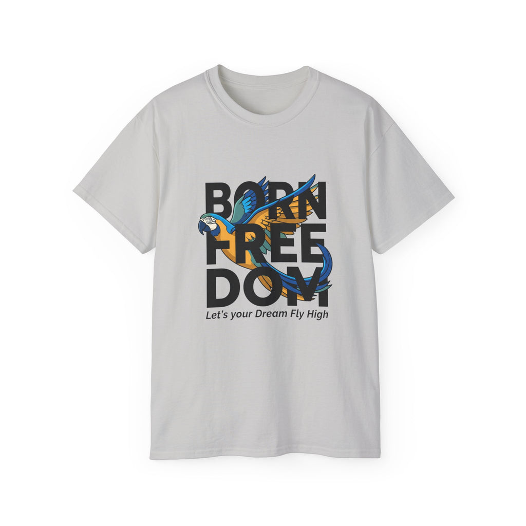 Eagle Graphic "Let’s Your Dream Fly High" Inspirational Tee