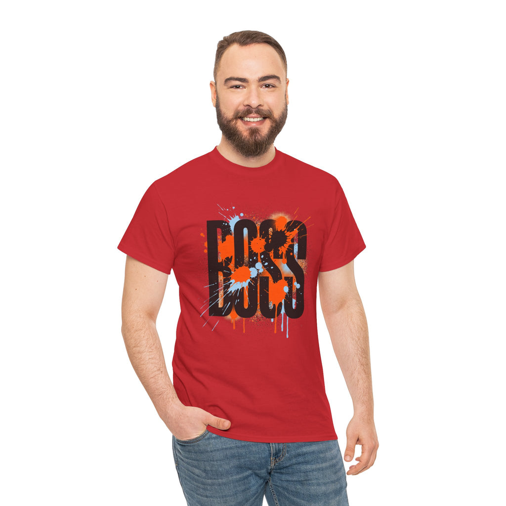 BOSS Graffiti Tee – Street Art Graphic T-Shirt