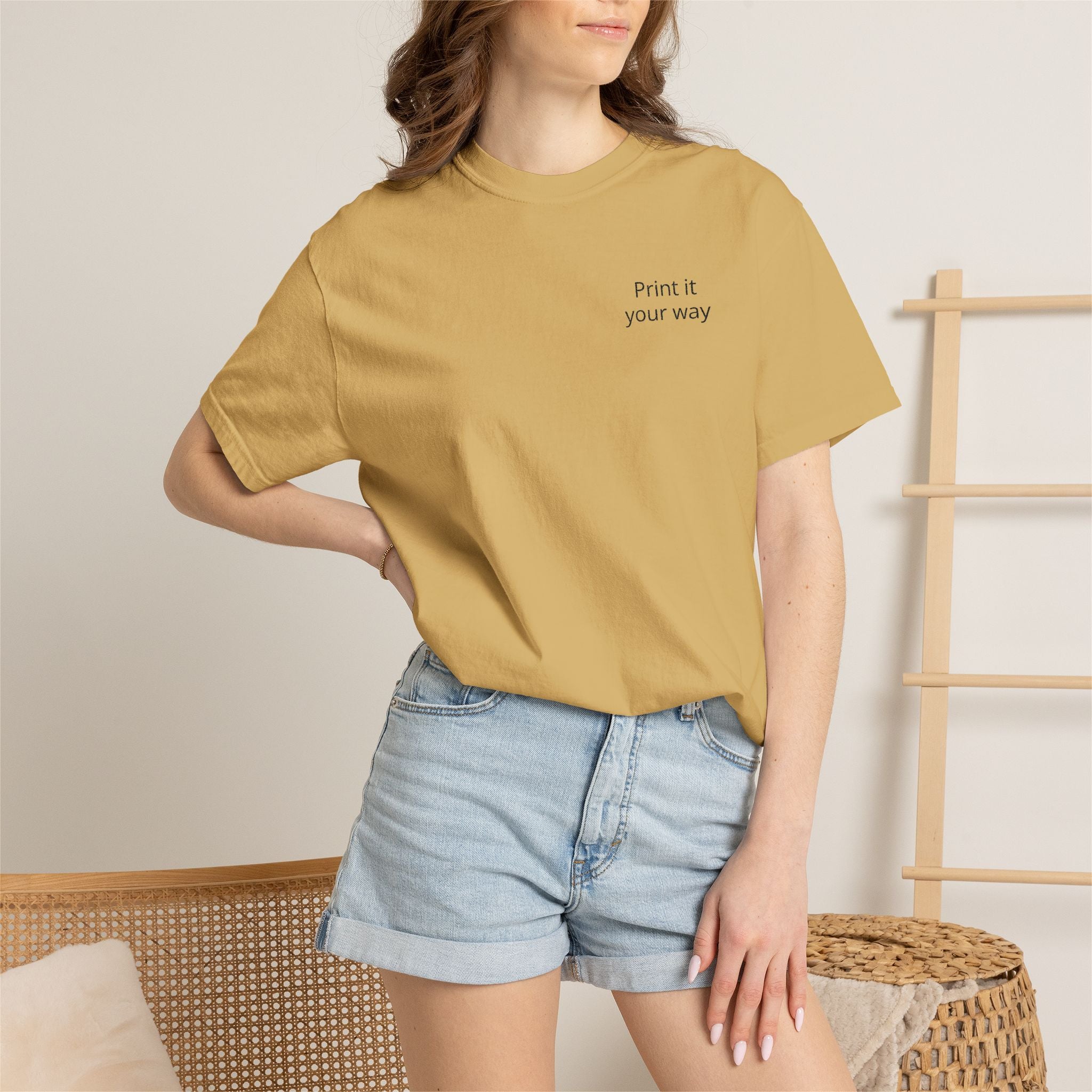 Minimalist "Print It Your Way" T-Shirt
