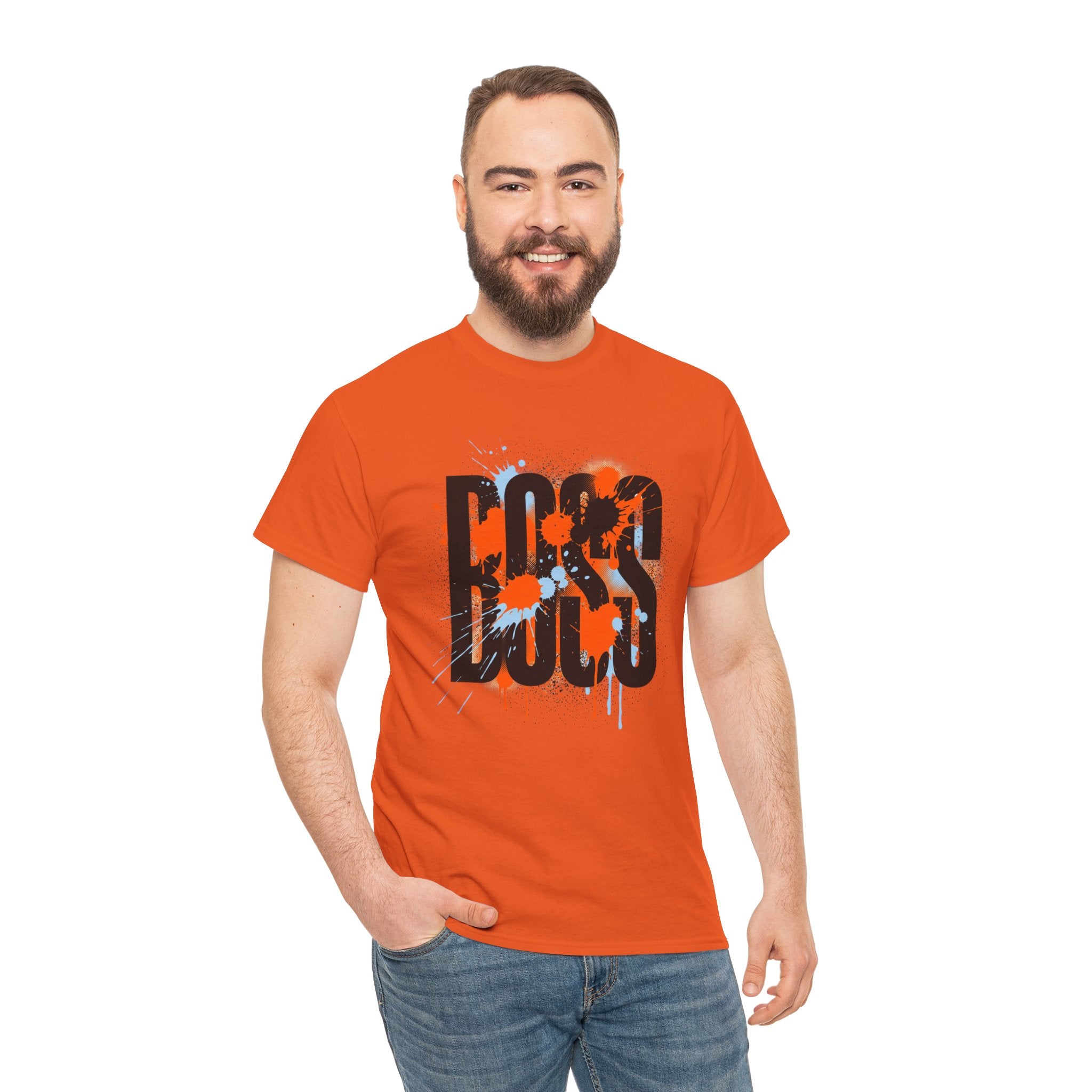 BOSS Graffiti Tee – Street Art Graphic T-Shirt
